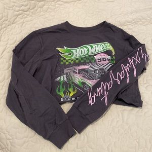 Hot Wheels Full Sleeved Cropped Shirt